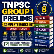 TNPSC Group 1 Prelims Complete Books Kit(English Printed Edition) by Adda247