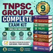TNPSC Group 4 Complete Books Kit (English Printed Edition) by Adda247