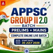 APPSC Group II 2.O Batch | Complete Live + Recorded Batch | Online Classes By Adda247