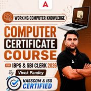 Computer Certificate Course for IBPS & SBI Clerk 2026 | NASSCOM & ISO CERTIFIED! | Online Live Classes by Adda 247