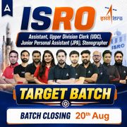 ISRO - Assistant, Upper Division Clerk (UDC), Junior Personal Assistant (JPA) and Stenographer - Target Batch | Hinglish | Online Live Classes by Adda 247