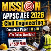 Mission APPSC AEE Civil Engineer 2026 | Complete Paper I, II & III | Live + Recorded Batch by Adda247