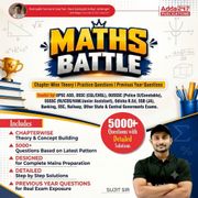 Maths Battle |Theory, Practice Questions & PYQs | 5000+ Questions useful for Odisha State & other Exams (English Printed Edition) By Adda247