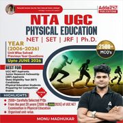 UGC NET Paper-II Physical Education Unit Wise Sorted PYQ Book 2006-2025 | 2300+ MCQs (English Printed Edition) by Adda247