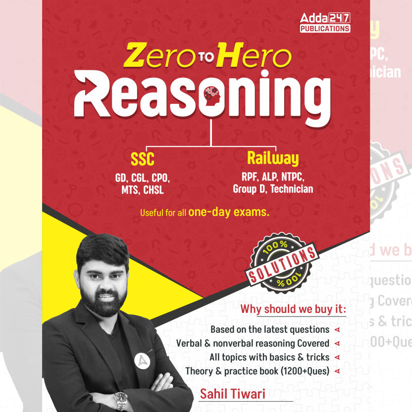 Zero to Hero Reasoning Book (English Printed Edition) By Adda247