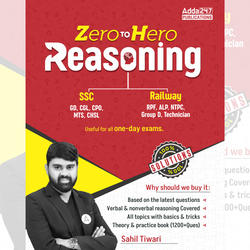 Zero to Hero Reasoning Book (English Printed Edition) By Adda247