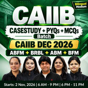 CAIIB CASESTUDY + PYQs + MCQs Batch | CAIIB DEC 2026 | ABFM+BRBL+ABM+BFM | Bilingual Medium | Online Live Classes by Adda 247