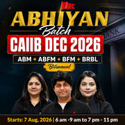 Abhiyan Batch l CAIIB DEC 2026 l ABM+ABFM+BFM+BRBL l Bilingual | Online Live Classes by Adda 247