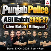 Punjab police ASI Batch 2026-27 Live Batch | Bilingual | Online Live Classes by Adda 247