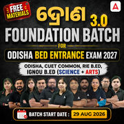 Odisha B.ed Entrance (Science, Arts) Entrance Exam 2027 Foundation Batch | Online Batch By Adda247