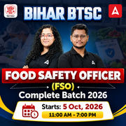 Bihar BTSC Food Safety Officer Complete Batch 2026 | Online Live Classes by Adda 247