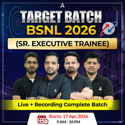 Target Batch - BSNL (Sr. Executive Trainee) Recruitment | Live Classes + Recording | Hinglish | Online Live Classes by Adda 247