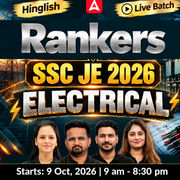 Rankers : SSC JE Electrical Engineering 2026 | Live Batch + eBooks + Test Series | Hinglish Online Live Classes By Adda247