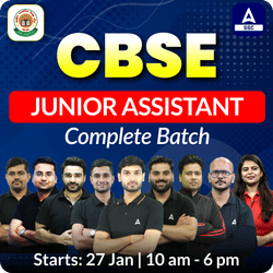 Central Board of Secondary Education (CBSE) Junior Assistant Compete Batch | Hinglish | Online Live Classes By Adda247