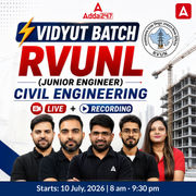 Vidyut Batch - RVUNL (Junior Engineer) | Civil Engineering | Complete Batch By Adda247