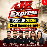 JE Express : SSC JE Civil Engineering 2026 | Crash course + Test Series + eBooks | Hinglish Online Live + Recorded Classes By Adda247