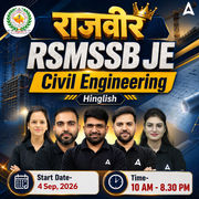 राजवीर : RSMSSB JE Civil Engineering 2026 | Live + Recorded Batch | Hinglish Online Classes By Adda247