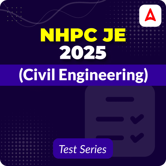 NHPC JE Civil Engineering 2025 Mock Test