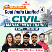 Target Batch Coal India Limited | Civil Engineering 2026 | Complete Live + Recorded Batch By Adda 247