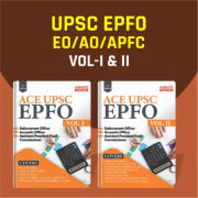 UPSC EPFO EO/AO/APFC(Enforcement / Accounts Officers & Assistant Provident Fund Commissioner) Exam Guide Vol 1 & 2 Combo (English Printed Edition) By Adda247