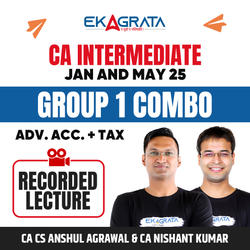 CA Inter Group-1 Combo (Adv. Acc. + Taxation) | Recorded Video Course by Adda 247 |