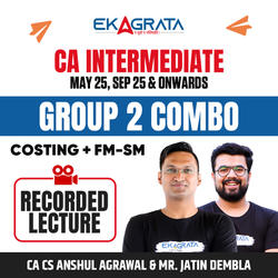 CA INTER GROUP 2 COSTING & FM-SM COMBO CA CS Anshul Agrawal and Jatin Dembla | Recorded Video Course by Adda 247 |