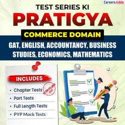 CUET UG 2026 Commerce Domain Pratigya Test Series (GAT, English, Acc, BST, Eco, Math) / Online Test Series by Careers Adda