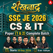 शंखनाद : SSC JE Computer Science 2026 | Foundation Batch Live +eBooks + Test Series | Hinglish Online Live Classes By Adda247