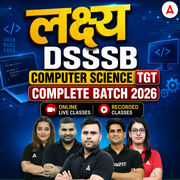 लक्ष्य | DSSSB Computer Science TGT Complete Batch 2026 | Online Live by Adda247