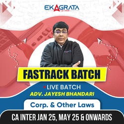 CA Inter Corporate & Other Law Fastrack live Batch for Jan 2025, May 2025 and Onwards | Online Live Classes by Adda 247