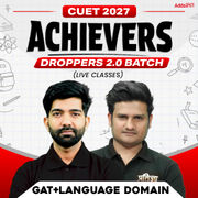CUET GAT+Language 2027 ACHIEVERS - Droppers 2.0 Batch (Live Classes)
