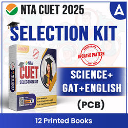 CUET SELECTION KIT Science Domain (English + GT + Science-PCB) | Printed Books By Adda247