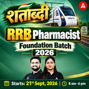 शताब्दी RRB Pharmacist Foundation Batch 2026 | Online Live Classes by Adda 247
