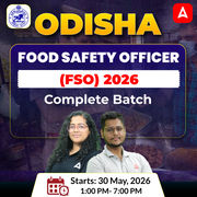 Odisha Food Safety Officer (FSO) 2026 Prelims + Mains Complete Batch | Hinglish | Online Live Classes by Adda 247