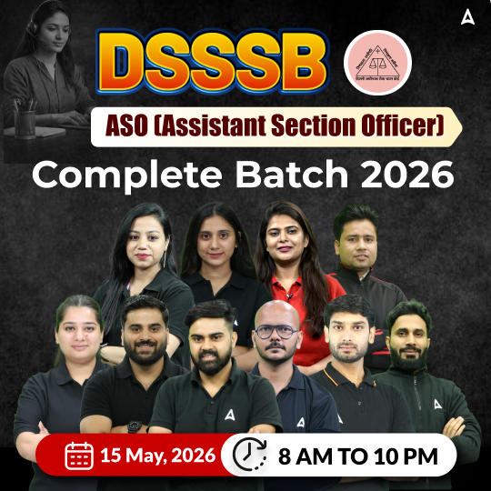 DSSSB Assistant Section Officer (ASO) 2026 Complete Batch | Hinglish | Online Live Classes by Adda 247