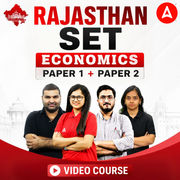 Rajasthan SET | Economics | Paper 1 + Paper 2 | Video Course by Adda247
