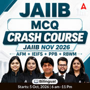 JAIIB MCQ Crash Course | NOV 2026 | AFM + IEIFS + PPB + RBWM - Bilingual MEDIUM | Online Live Classes by Adda 247 | Online Live Classes by Adda 247