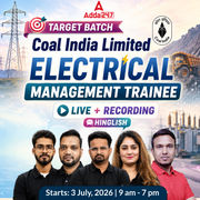 Target Batch: Coal India Limited | Electrical Engineering 2026 | Complete Live + Recorded Batch By Adda 247