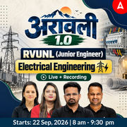 अरावली 1.0- RVUNL (Junior Engineer) | Electrical Engineering | Complete Batch By Adda247