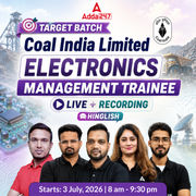Target : Coal India Limited | Electronics Engineering 2026 | Complete Live + Recorded Batch By Adda 247
