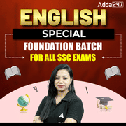 English Special Foundation Batch for All SSC Exams | Hinglish | Online Live+Recorded Classes by Adda247
