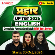 प्रहार | UP TGT 2026 | English Complete Foundation Batch With Test Series| Online Live + Recorded Classes by Adda247