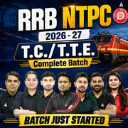 RRB NTPC - T.C./T.T.E. 2026 - 27 Complete Batch | Hinglish | Online Live Classes By Adda247