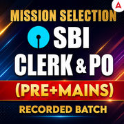 Mission Selection | SBI Po & Clerk | Complete Video Course By Adda247