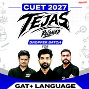 TEJAS RELOADED CUET GAT+ Language 2027 DROPPER BATCH (Live Classes)