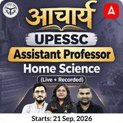 आचार्य | UPESSC Assistant Professor Home Science Complete Batch Live + Recorded Classes by Adda247