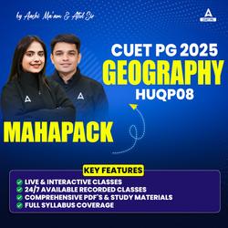 CUET PG GEOGRAPHY (HUQP08) | MAHAPACK | Online Coaching By Adda247 (As per Latest Syllabus)