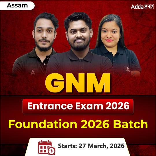 GNM Entrance Exam 2026 | Foundation Batch | Online Live Batch by Adda247