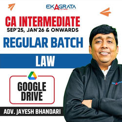 CA Inter Corporate & Other Laws Regular Recorded Batch for Sep’25, Jan’26 | 1.5 Views & 9 Month Validity | Google Drive by Adv. Jayesh Bhandari