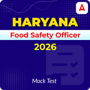 Haryana Food Safety Officer 2026 Mock Test